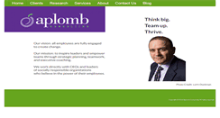 Desktop Screenshot of aplomb.com